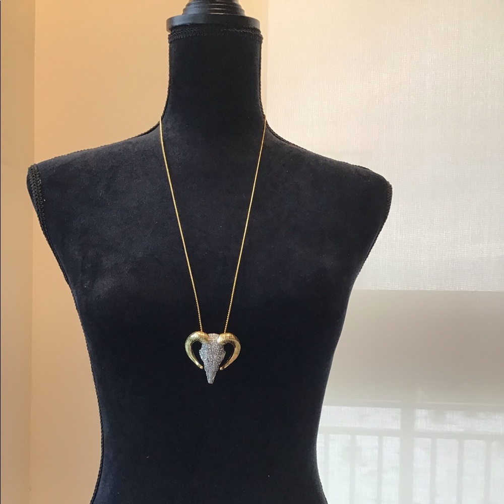 Lulu Frost Gold and Silver Heart Pendant Necklace